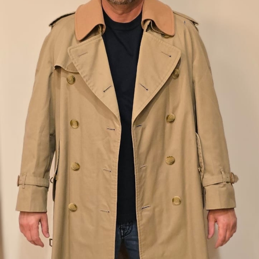 Burberry Trench Coat Long with wool liner size 40